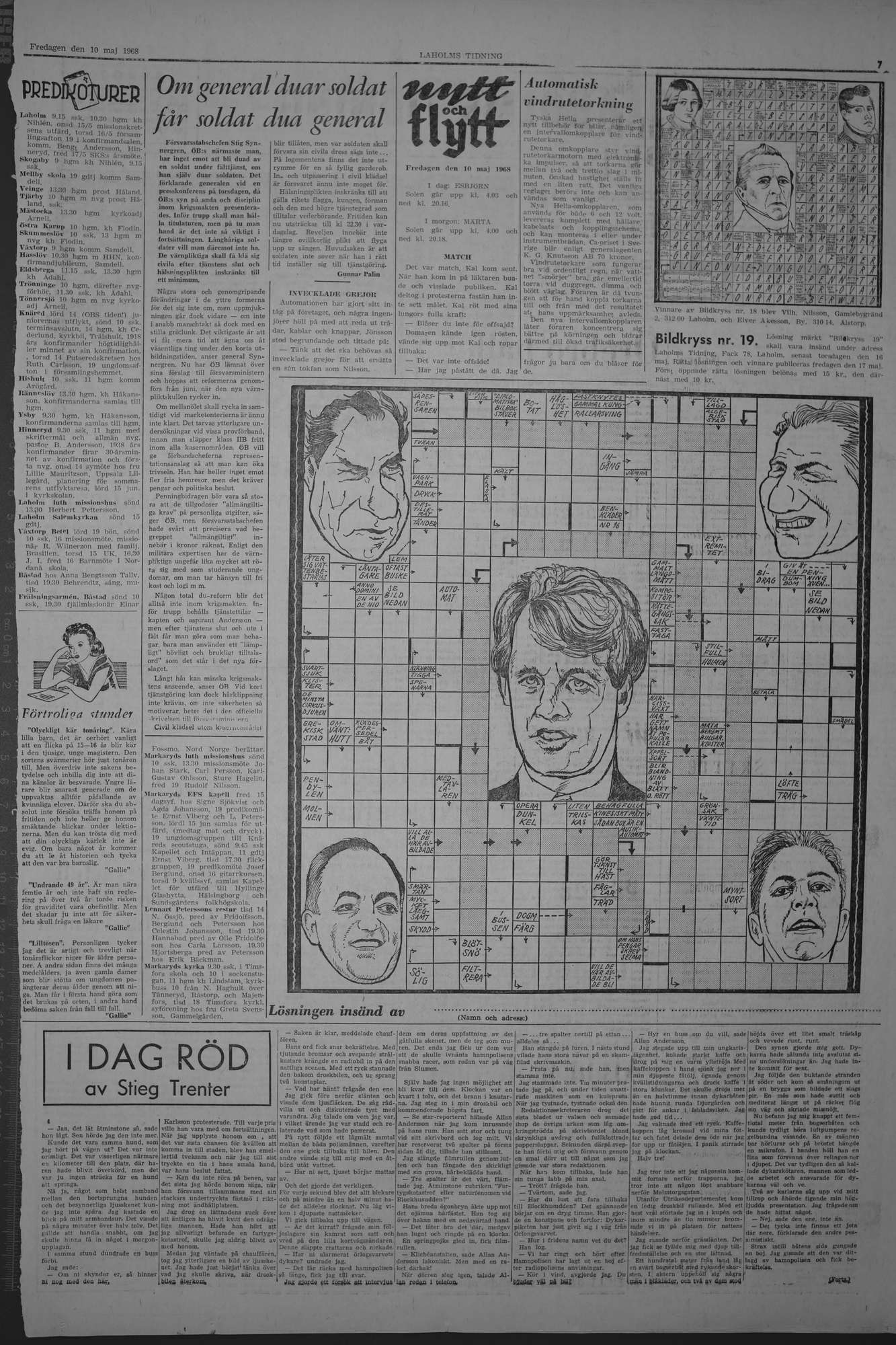 Laholms Tidning Fredag 10 maj 1968, sida 7