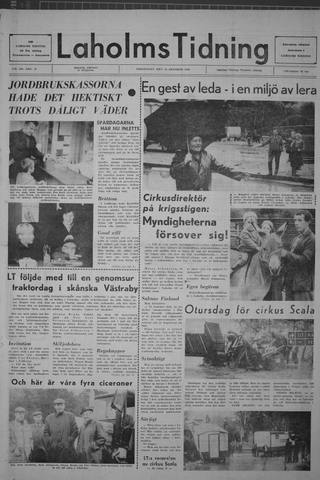 Förstasidan, Torsdag 10 oktober 1968