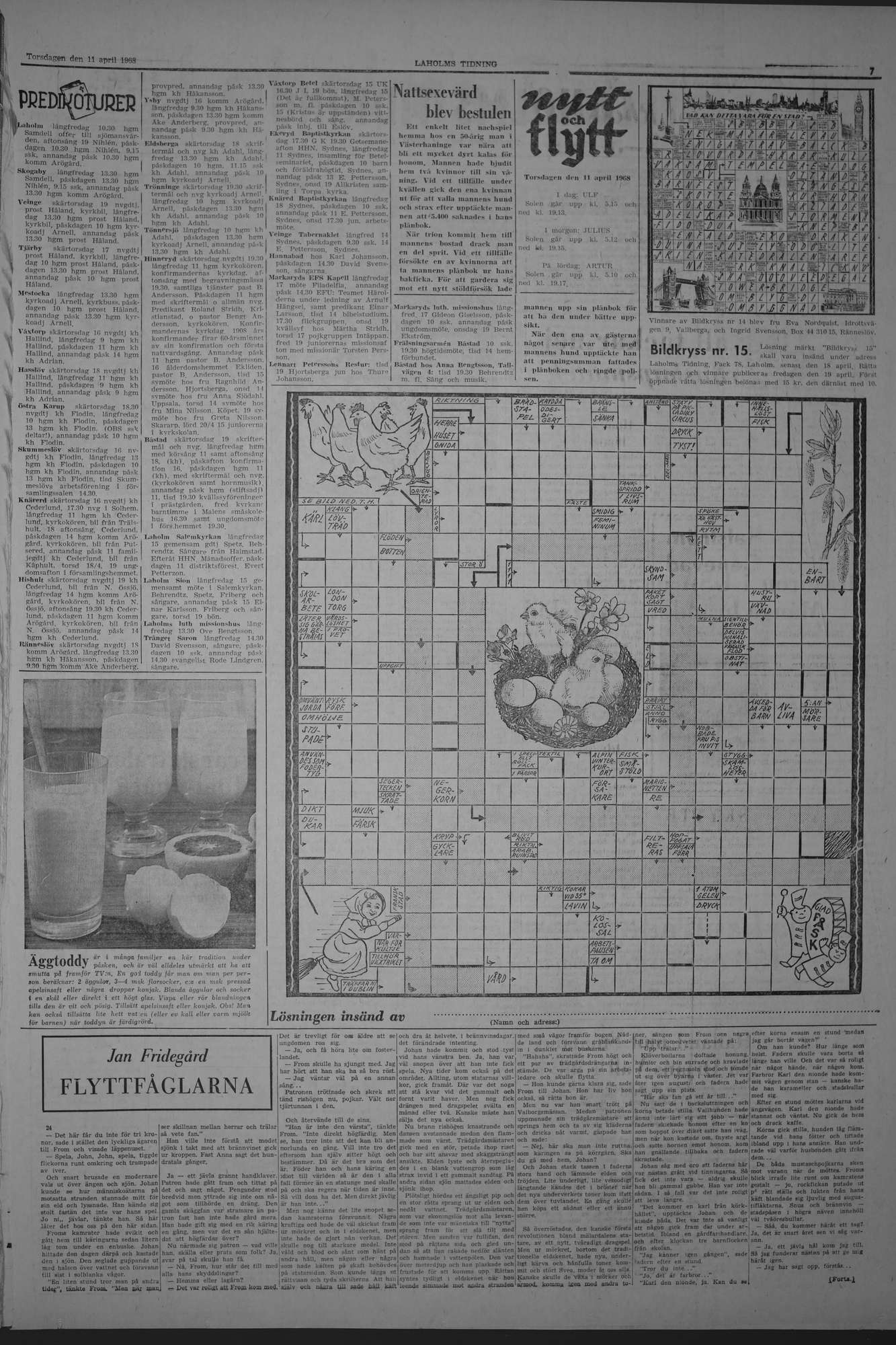 Laholms Tidning Torsdag 11 april 1968, sida 7