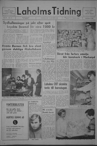 Förstasidan, Onsdag 11 december 1968