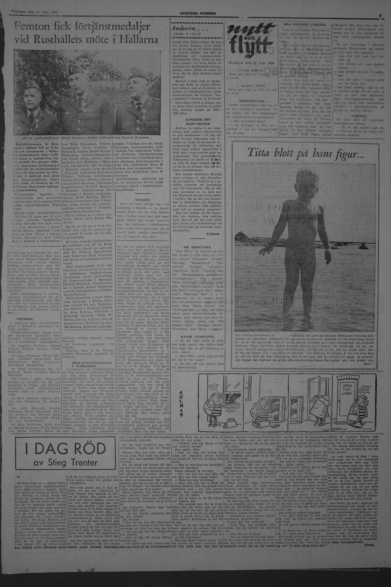 Laholms Tidning Tisdag 11 juni 1968, sida 7