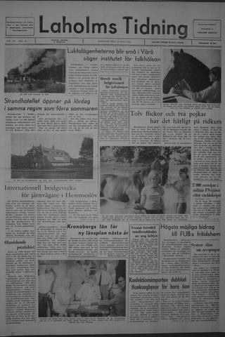 Förstasidan, Onsdag 12 juni 1968