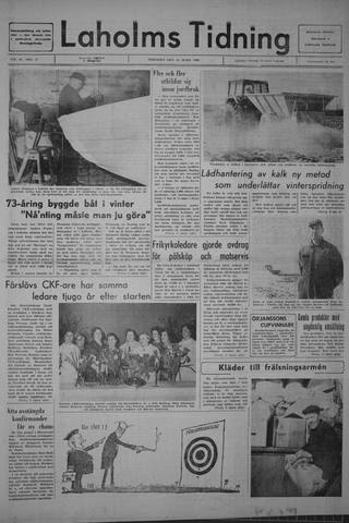 Förstasidan, Tisdag 12 mars 1968