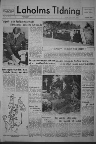 Förstasidan, Onsdag 14 augusti 1968