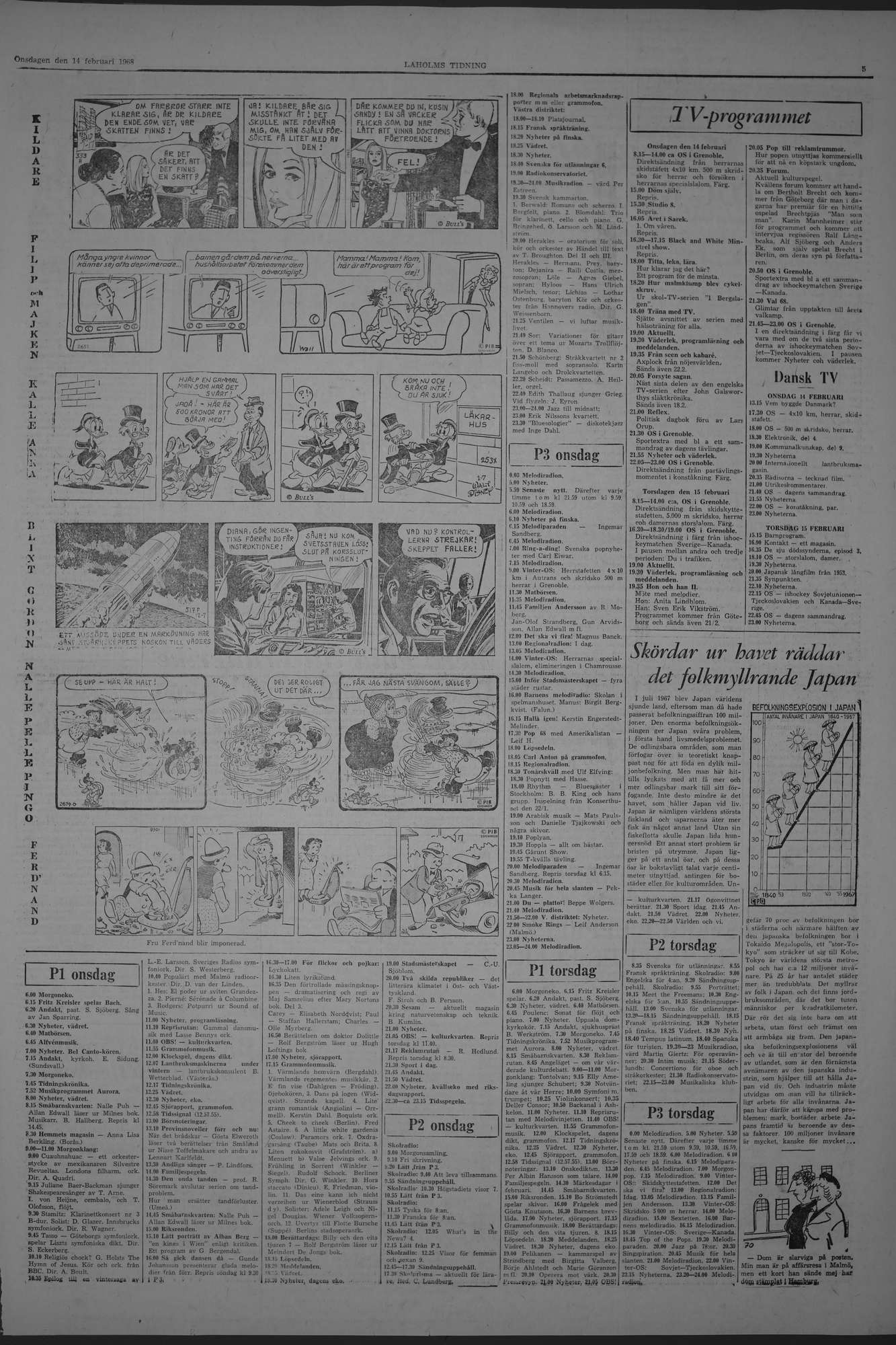 Laholms Tidning Onsdag 14 februari 1968, sida 5