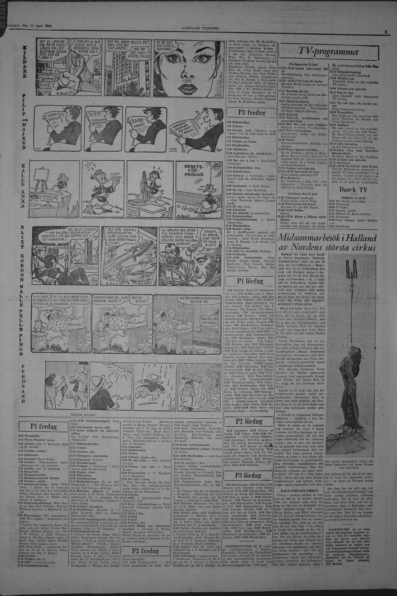 Laholms Tidning Fredag 14 juni 1968, sida 5