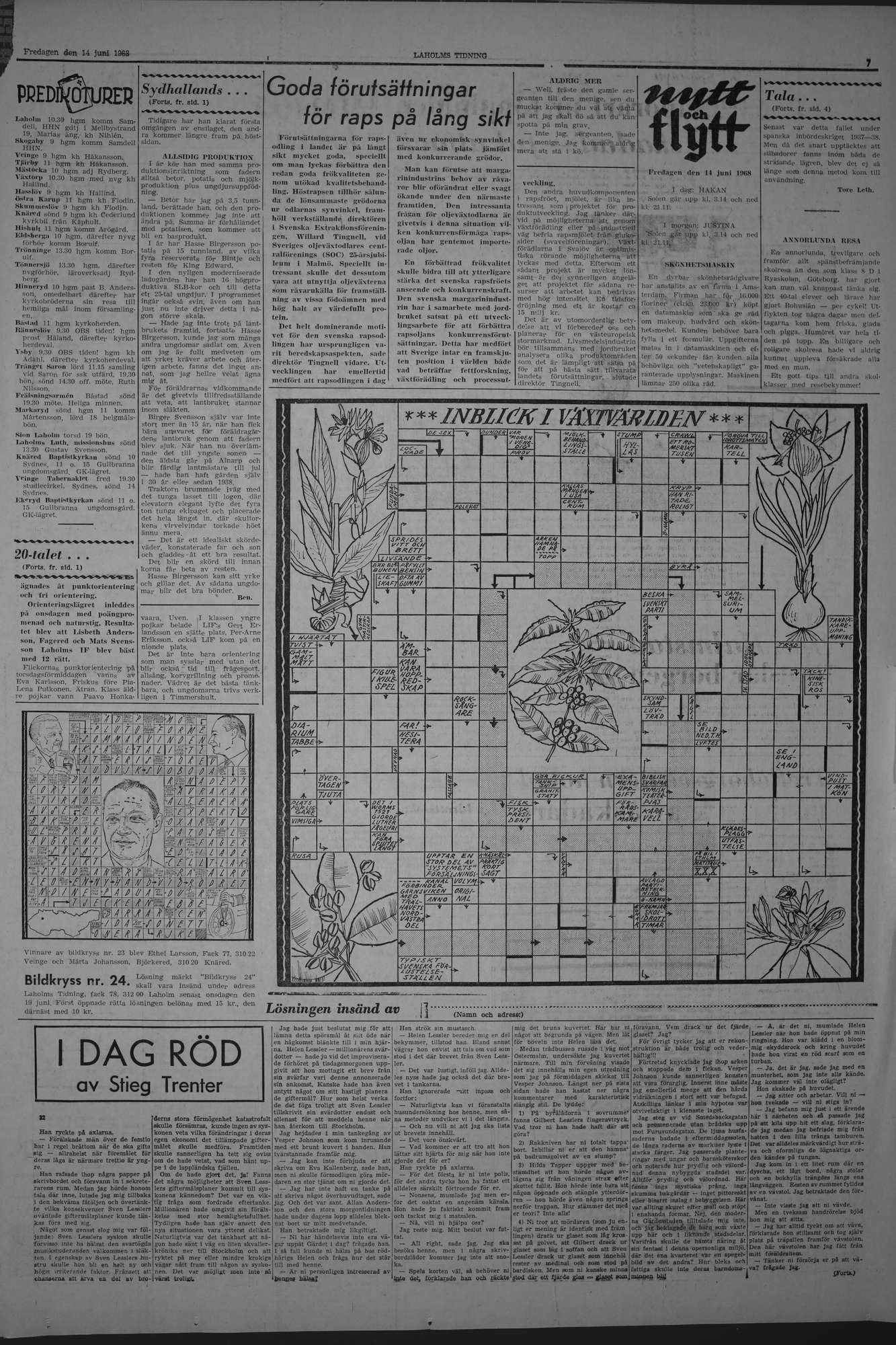 Laholms Tidning Fredag 14 juni 1968, sida 7