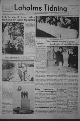 Förstasidan, Torsdag 15 augusti 1968