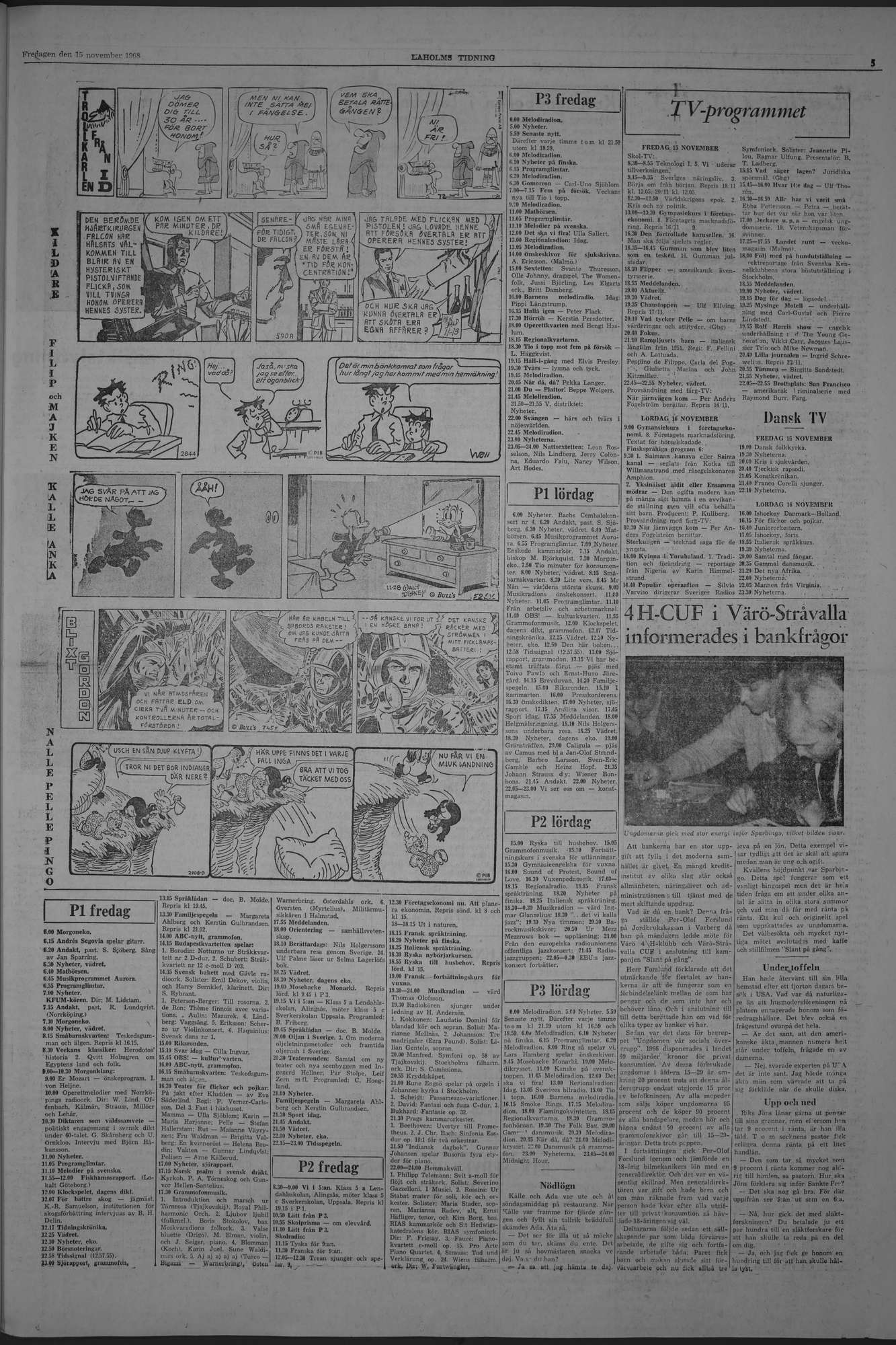 Laholms Tidning Fredag 15 november 1968, sida 5