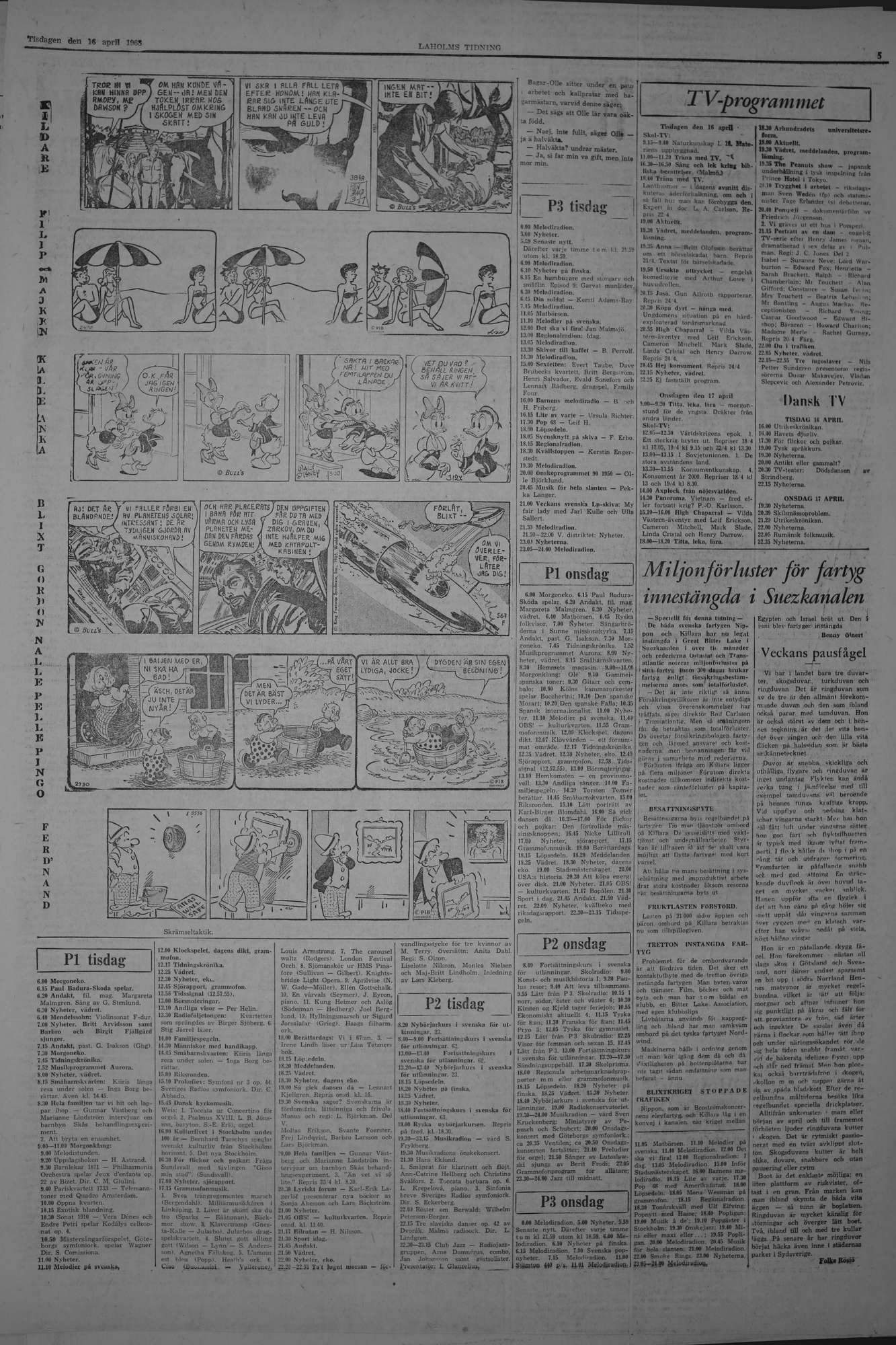 Laholms Tidning Tisdag 16 april 1968, sida 5