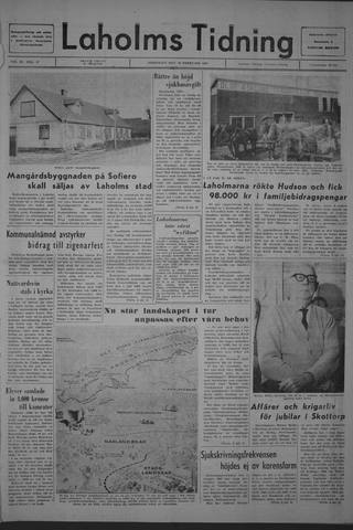 Förstasidan, Fredag 16 februari 1968