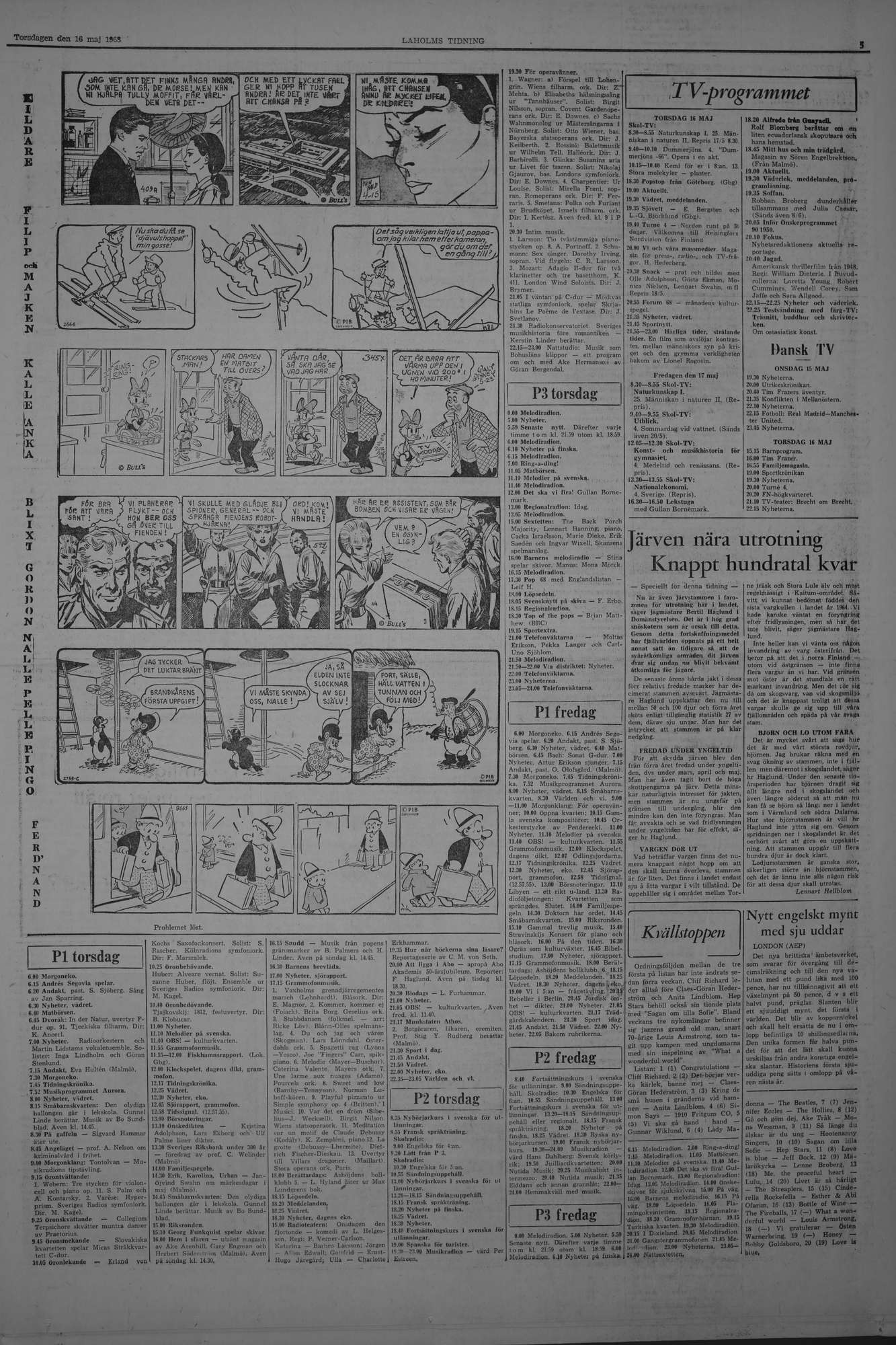 Laholms Tidning Torsdag 16 maj 1968, sida 5