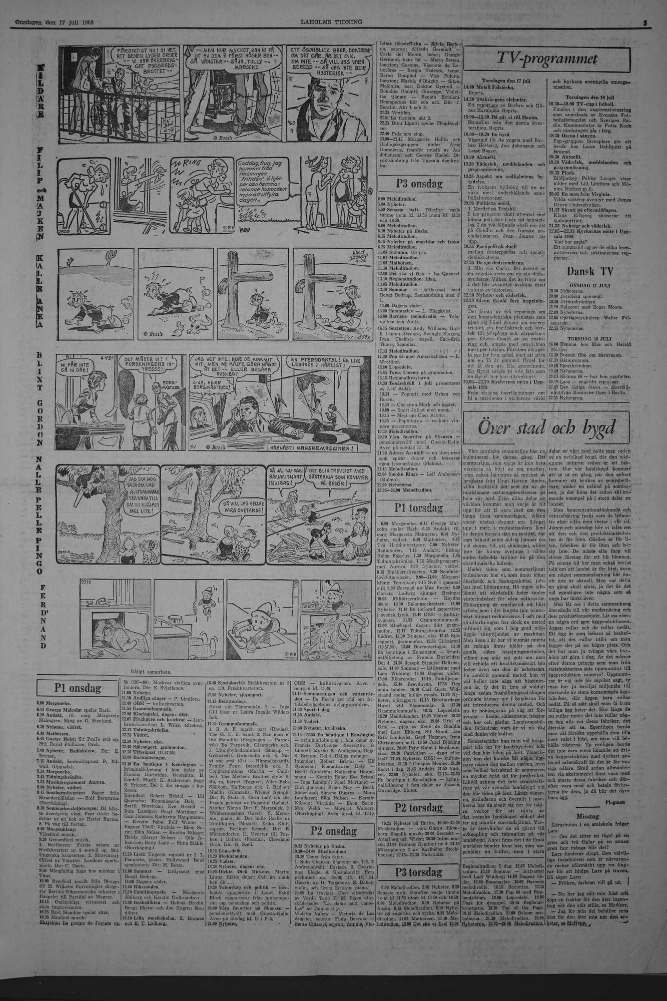 Laholms Tidning Onsdag 17 juli 1968, sida 5