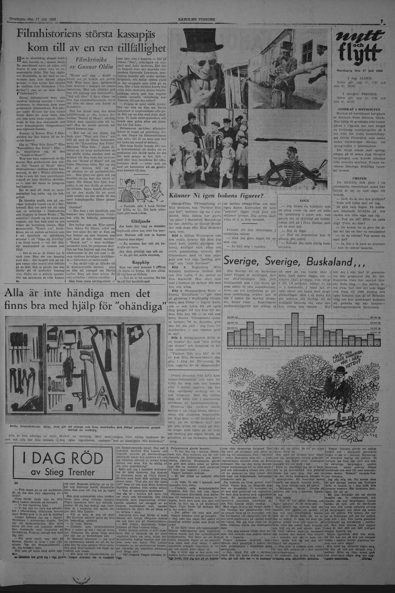 Laholms Tidning Onsdag 17 juli 1968, sida 7