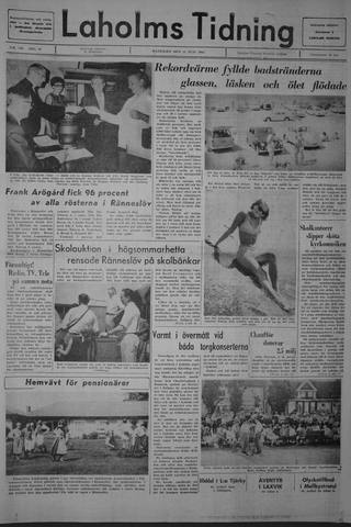 Förstasidan, Måndag 17 juni 1968