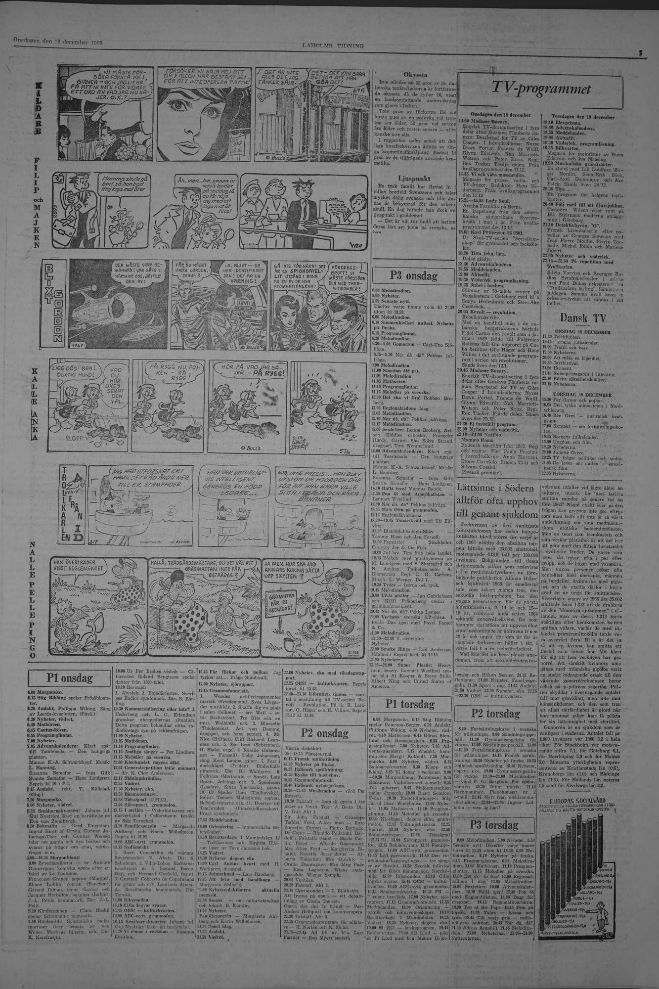 Laholms Tidning Onsdag 18 december 1968, sida 5