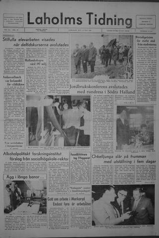 Förstasidan, Lördag 18 maj 1968