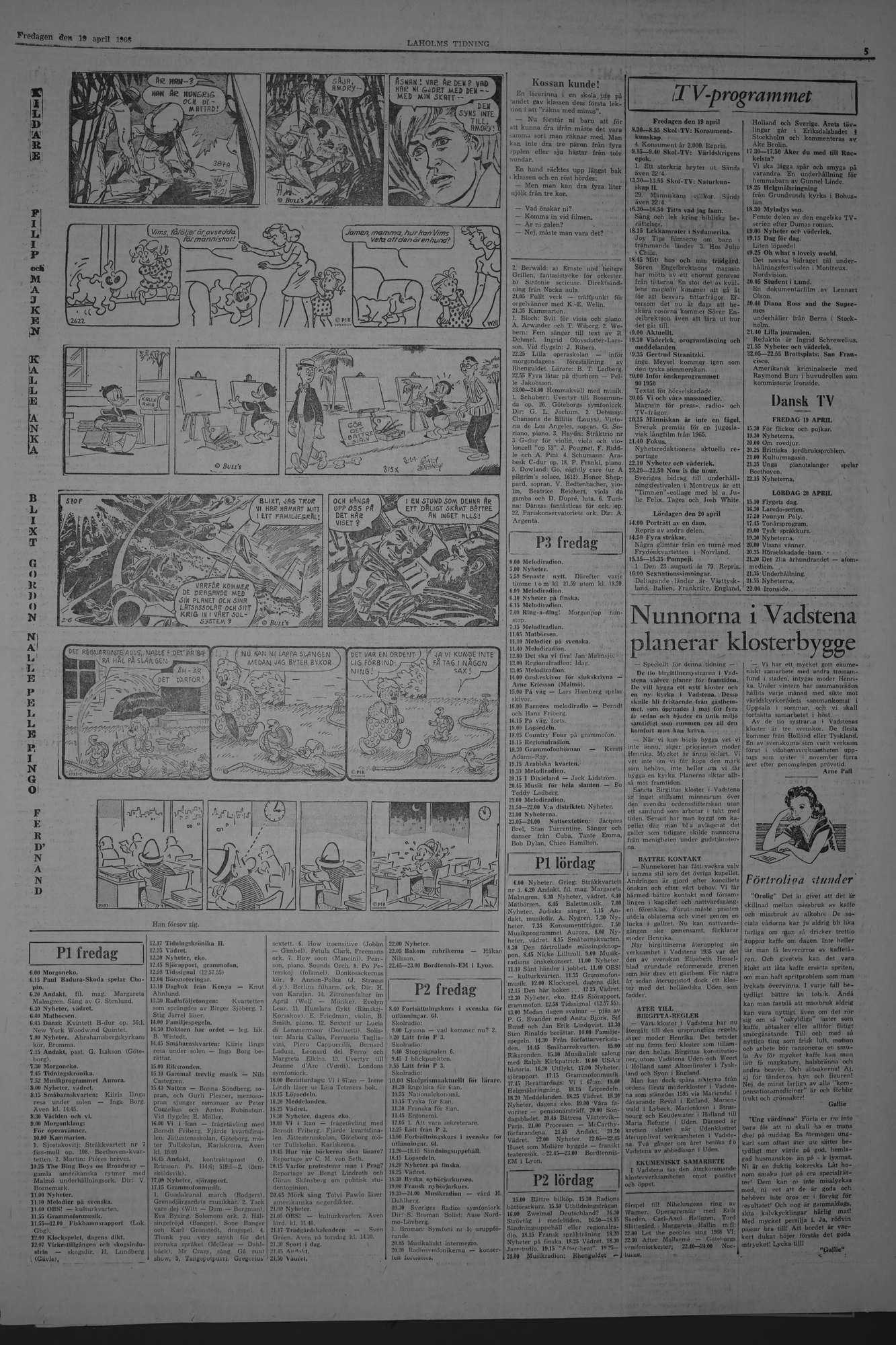 Laholms Tidning Fredag 19 april 1968, sida 5