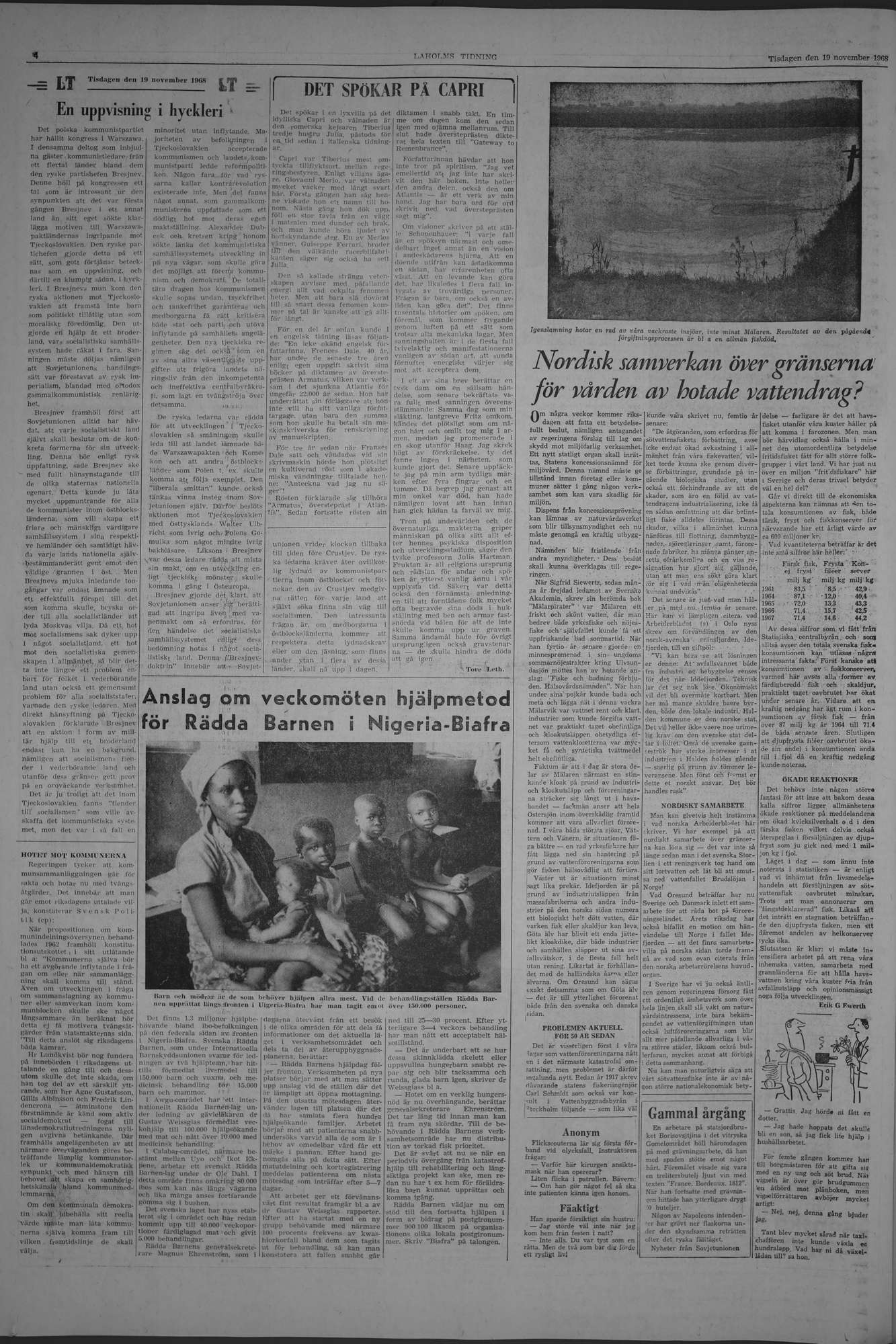 Laholms Tidning Tisdag 19 november 1968, sida 4