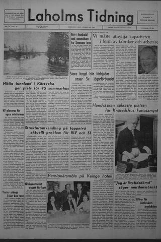 Förstasidan, Fredag 2 februari 1968