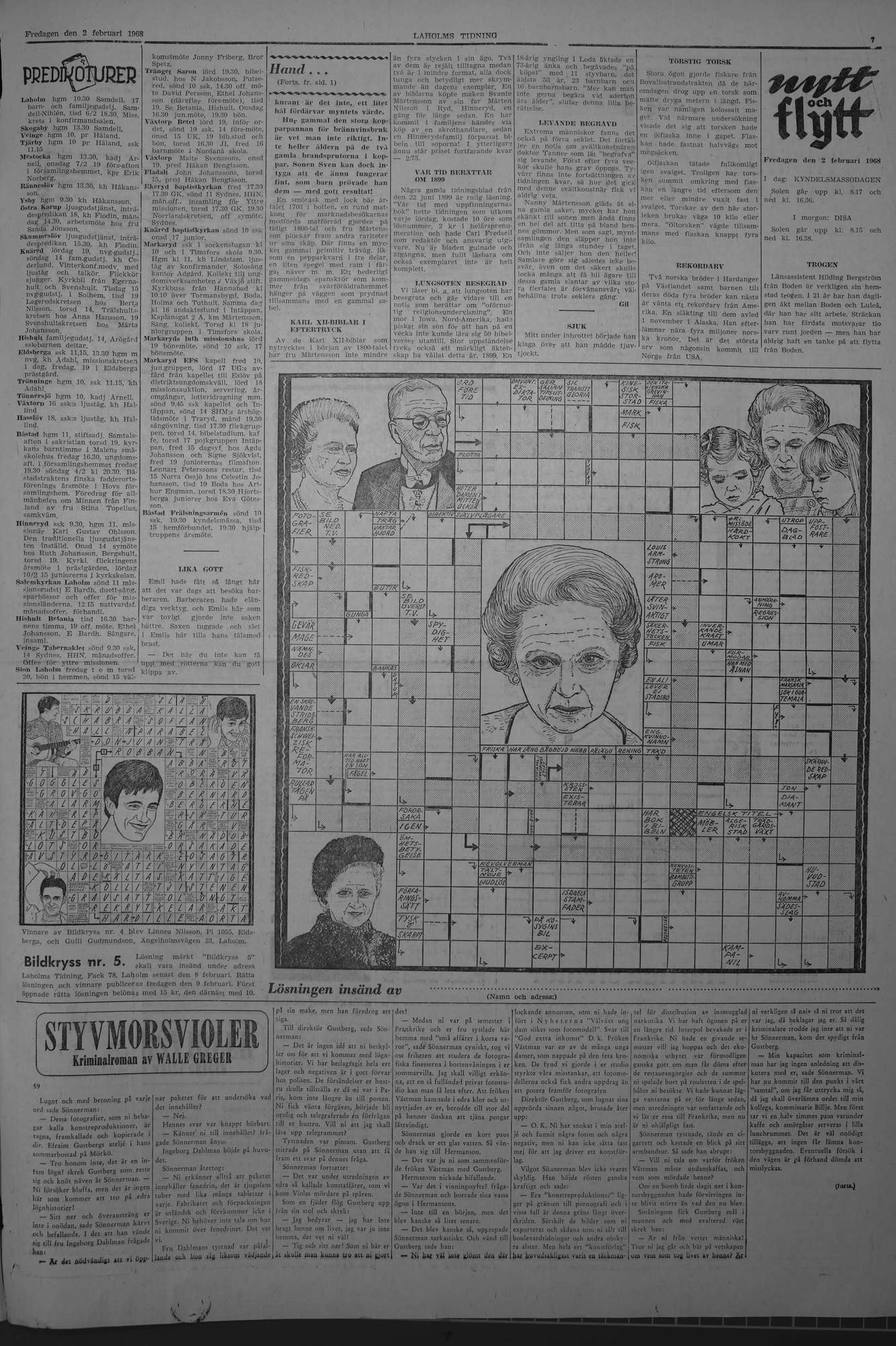 Laholms Tidning Fredag 2 februari 1968, sida 7