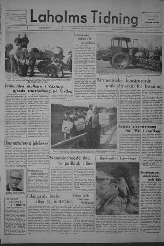 Förstasidan, Lördag 20 april 1968