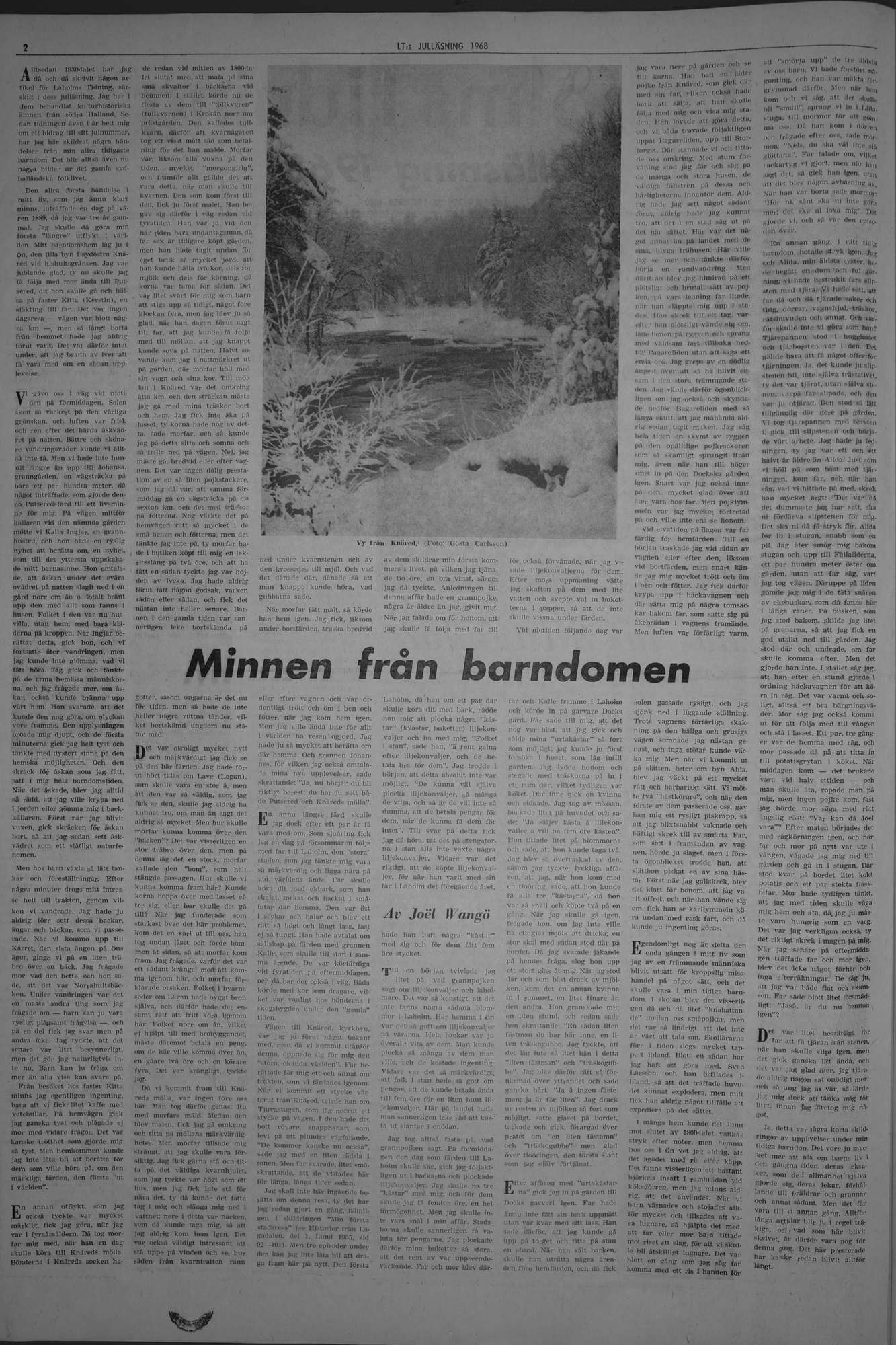 Laholms Tidning Fredag 20 december 1968, sida 10