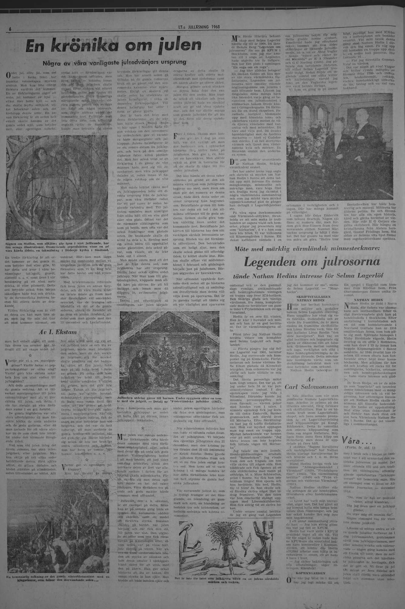 Laholms Tidning Fredag 20 december 1968, sida 14