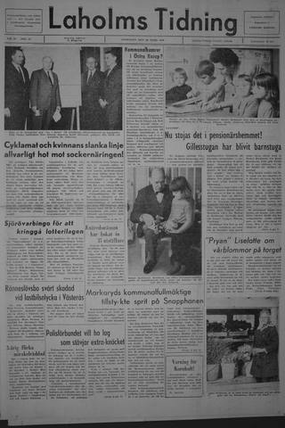 Förstasidan, Onsdag 20 mars 1968