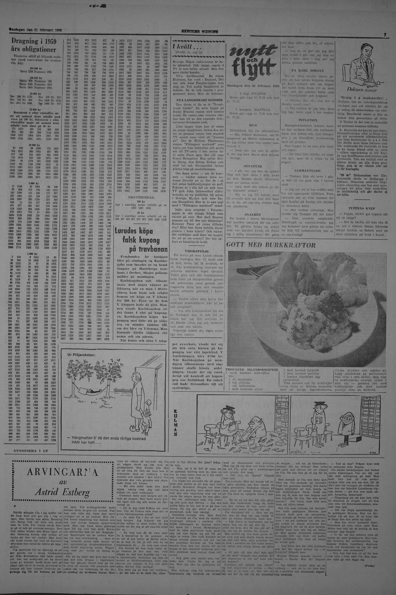Laholms Tidning Onsdag 21 februari 1968, sida 7