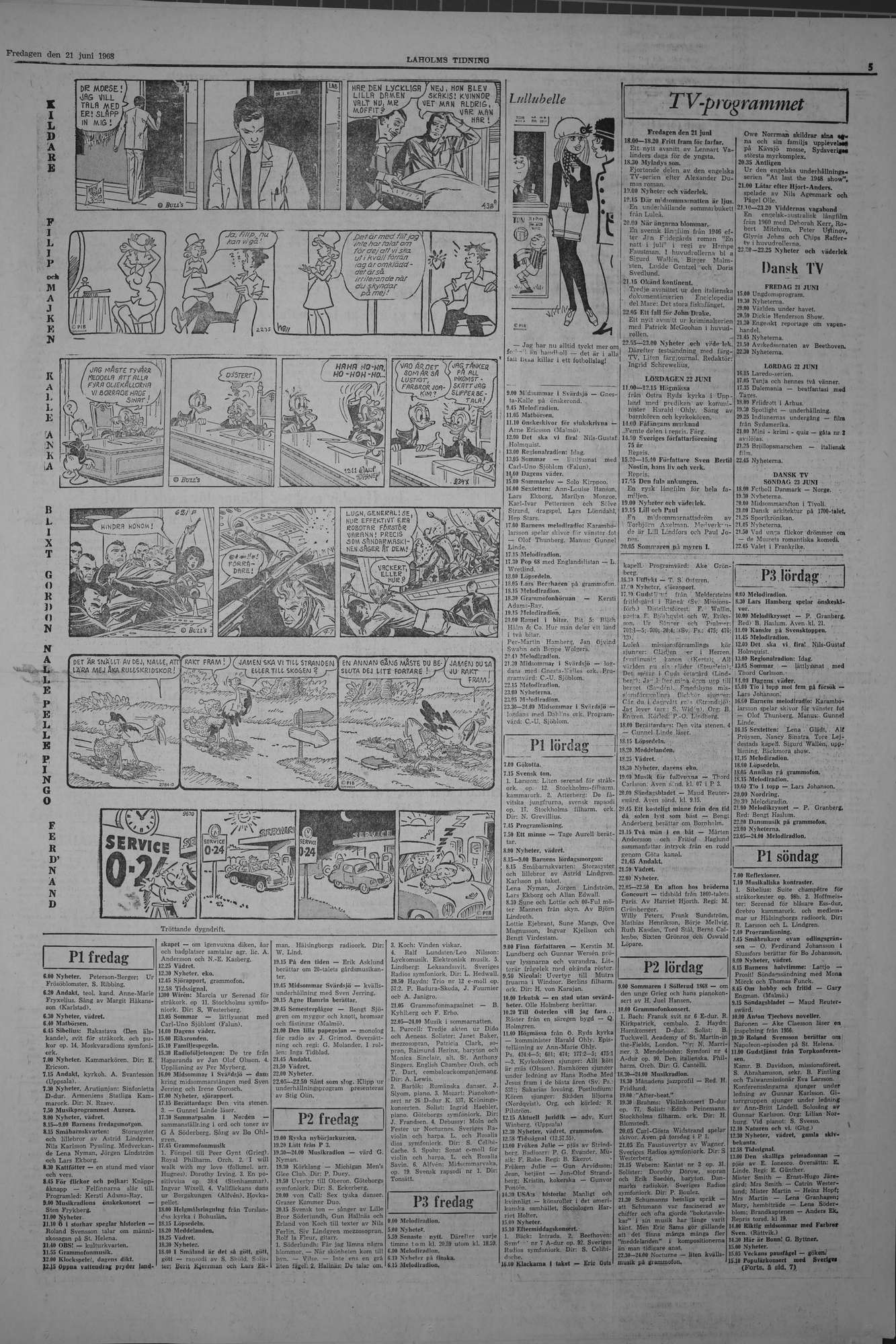Laholms Tidning Fredag 21 juni 1968, sida 5