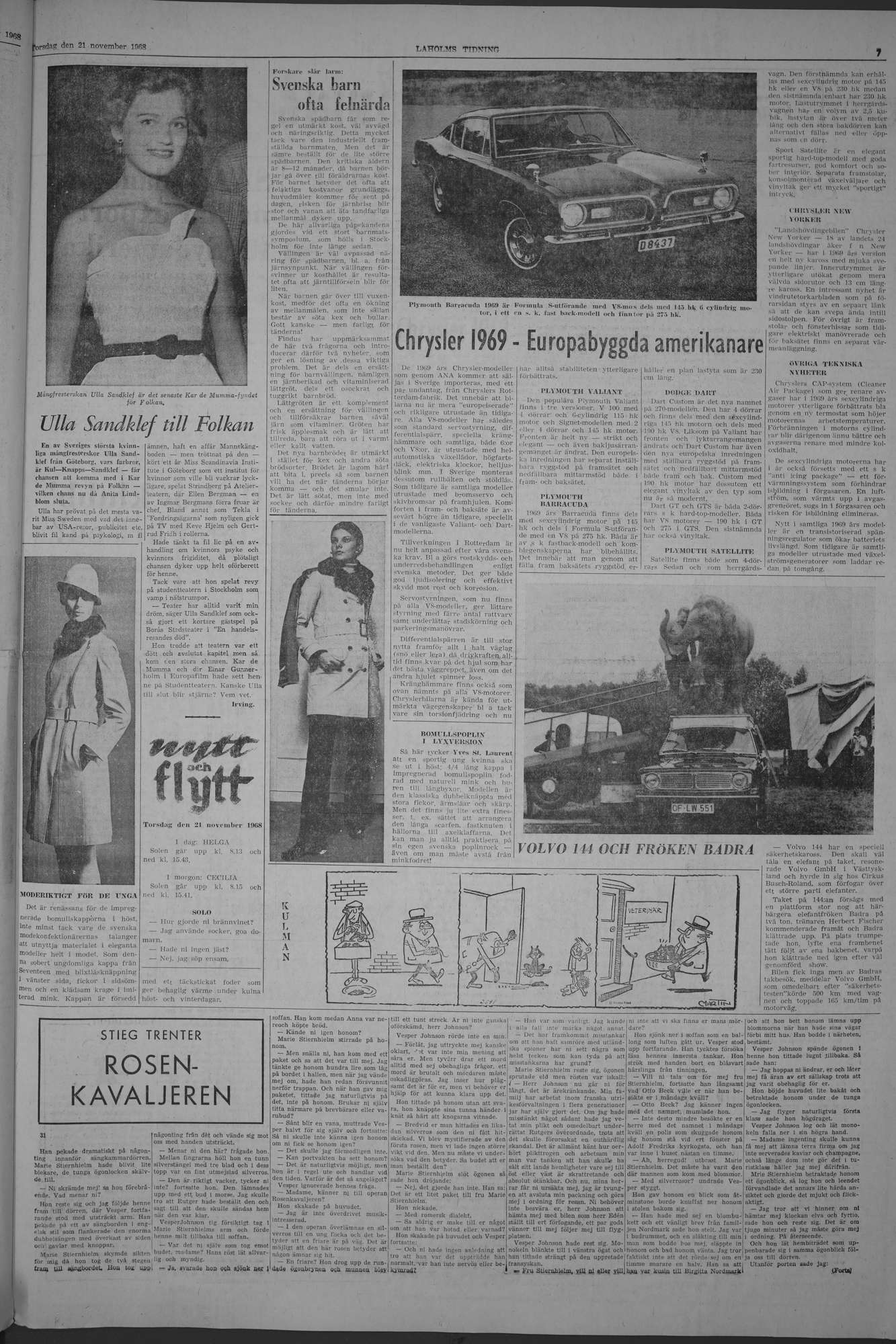 Laholms Tidning Torsdag 21 november 1968, sida 7
