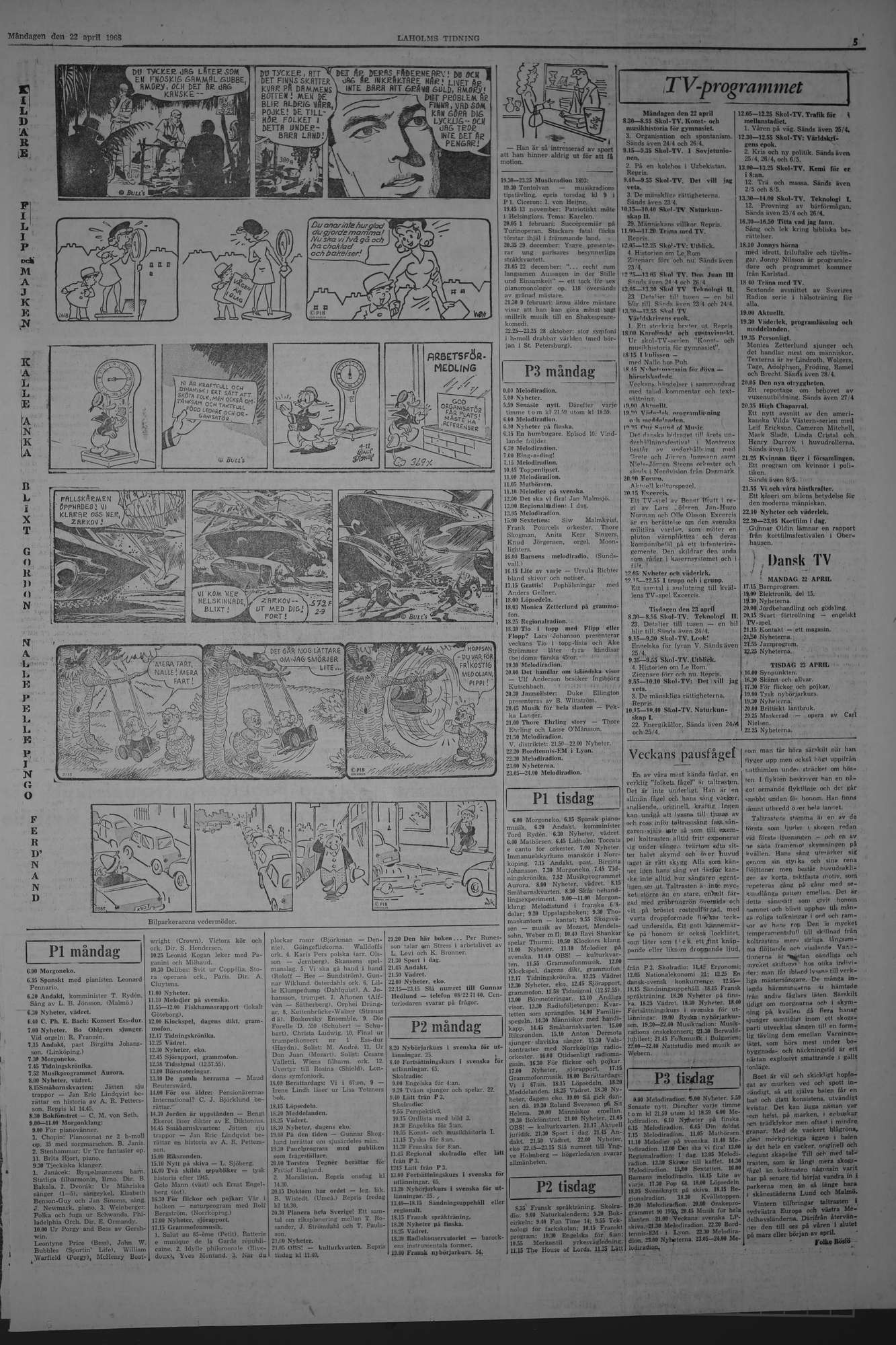 Laholms Tidning Måndag 22 april 1968, sida 5