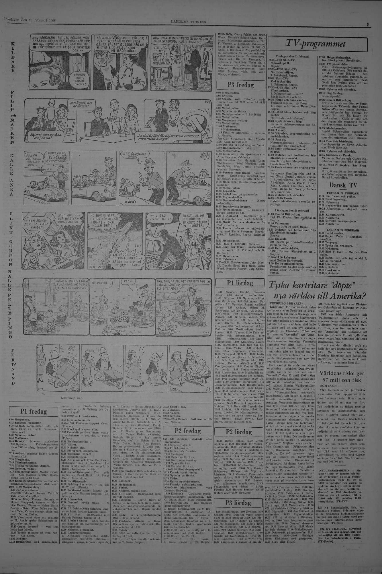 Laholms Tidning Fredag 23 februari 1968, sida 5