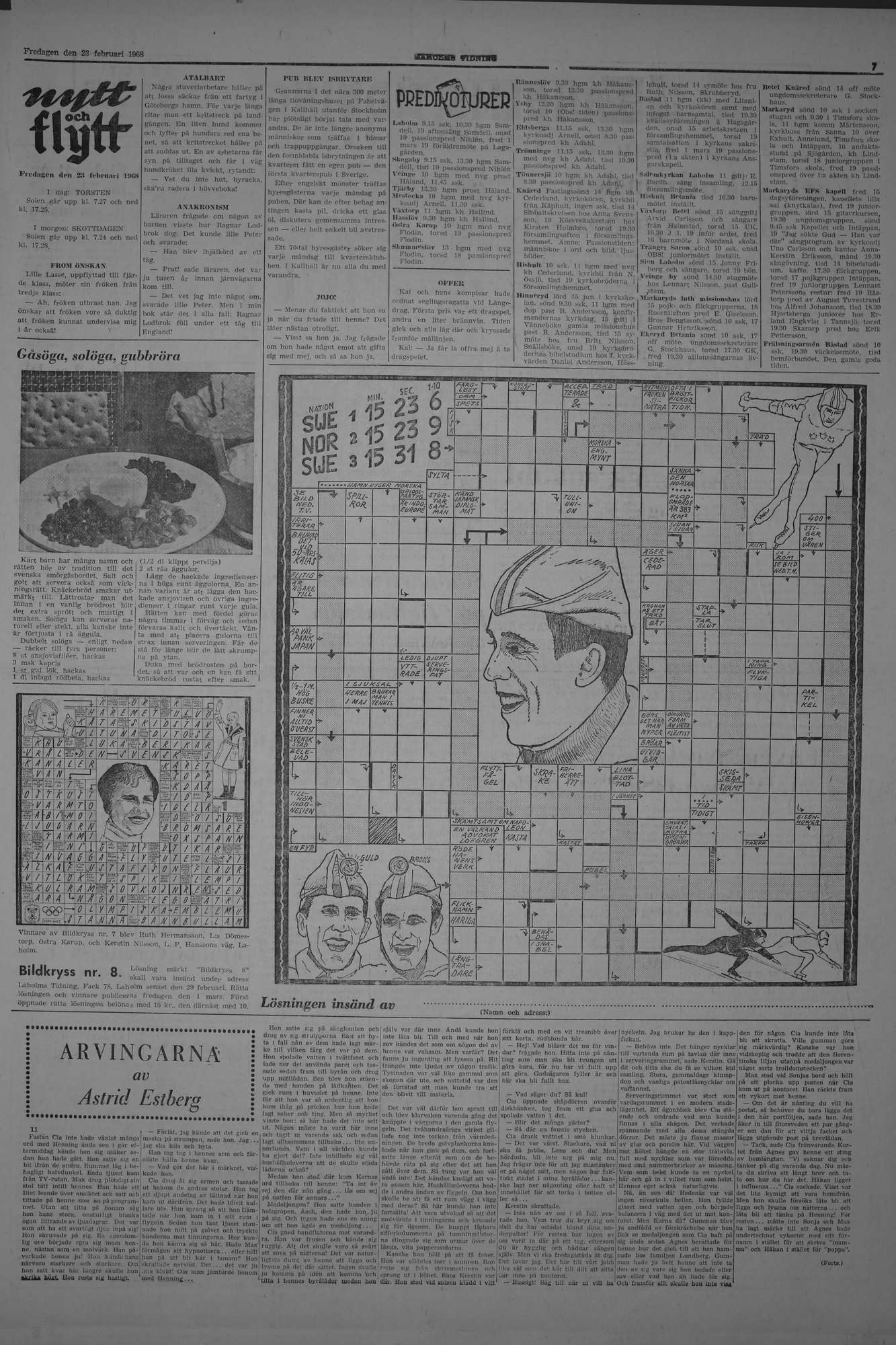 Laholms Tidning Fredag 23 februari 1968, sida 7