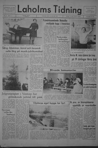 Förstasidan, Tisdag 23 januari 1968