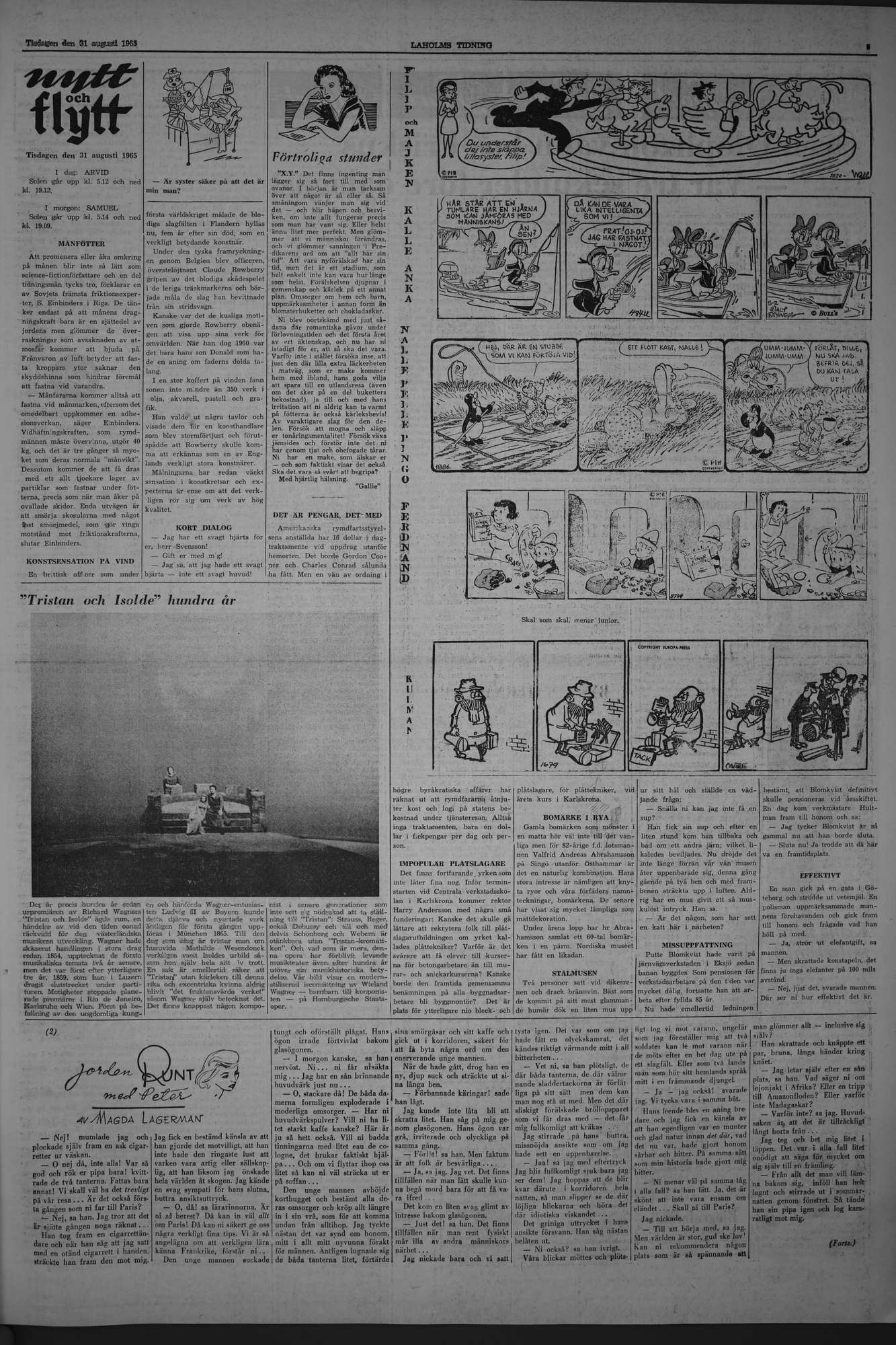 Laholms Tidning Tisdag 31 augusti 1965, sida 5