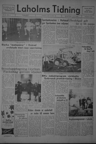 Förstasidan, Onsdag 24 april 1968