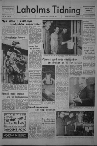 Förstasidan, Lördag 24 augusti 1968