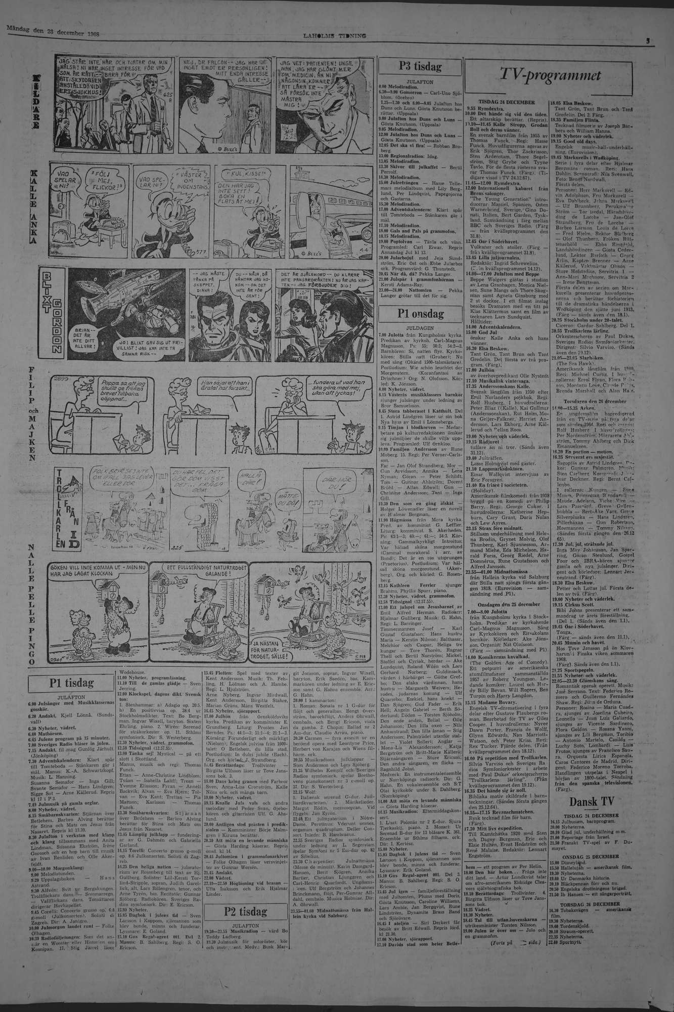 Laholms Tidning Tisdag 24 december 1968, sida 5