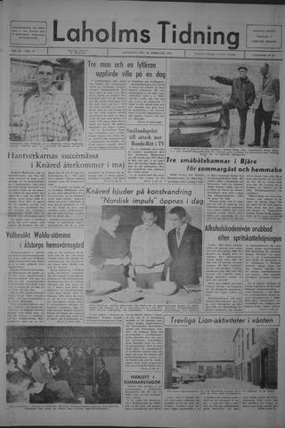 Förstasidan, Lördag 24 februari 1968