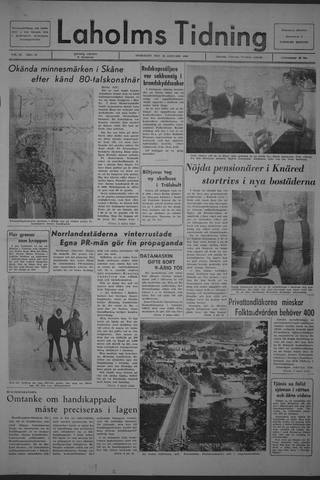 Förstasidan, Onsdag 24 januari 1968