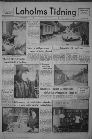 Förstasidan, Onsdag 24 juli 1968