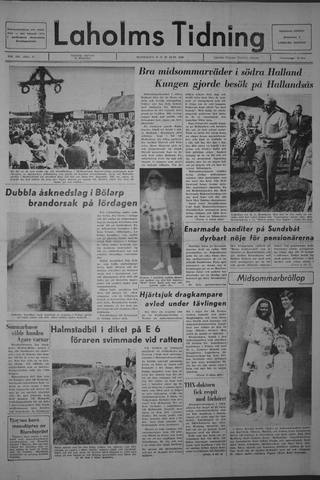 Förstasidan, Måndag 24 juni 1968