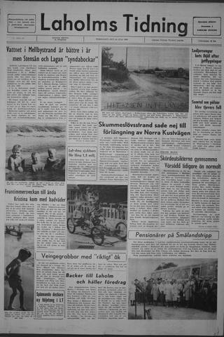 Förstasidan, Torsdag 25 juli 1968