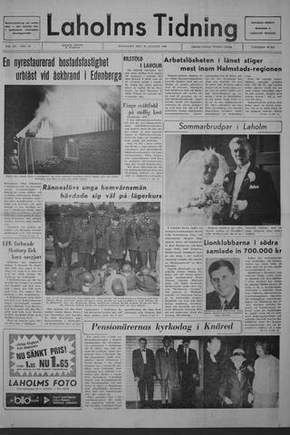 Förstasidan, Måndag 26 augusti 1968