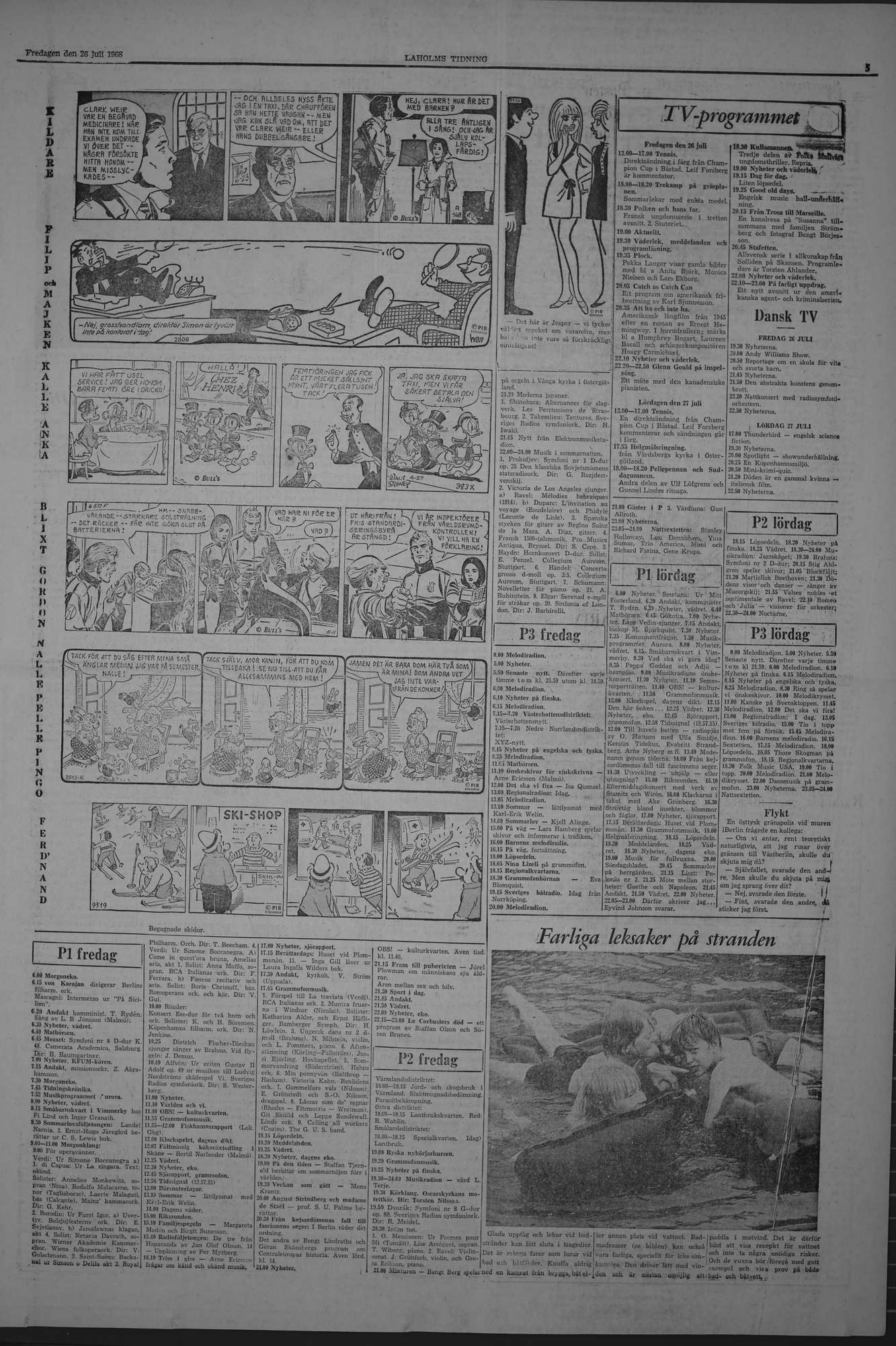 Laholms Tidning Fredag 26 juli 1968, sida 5
