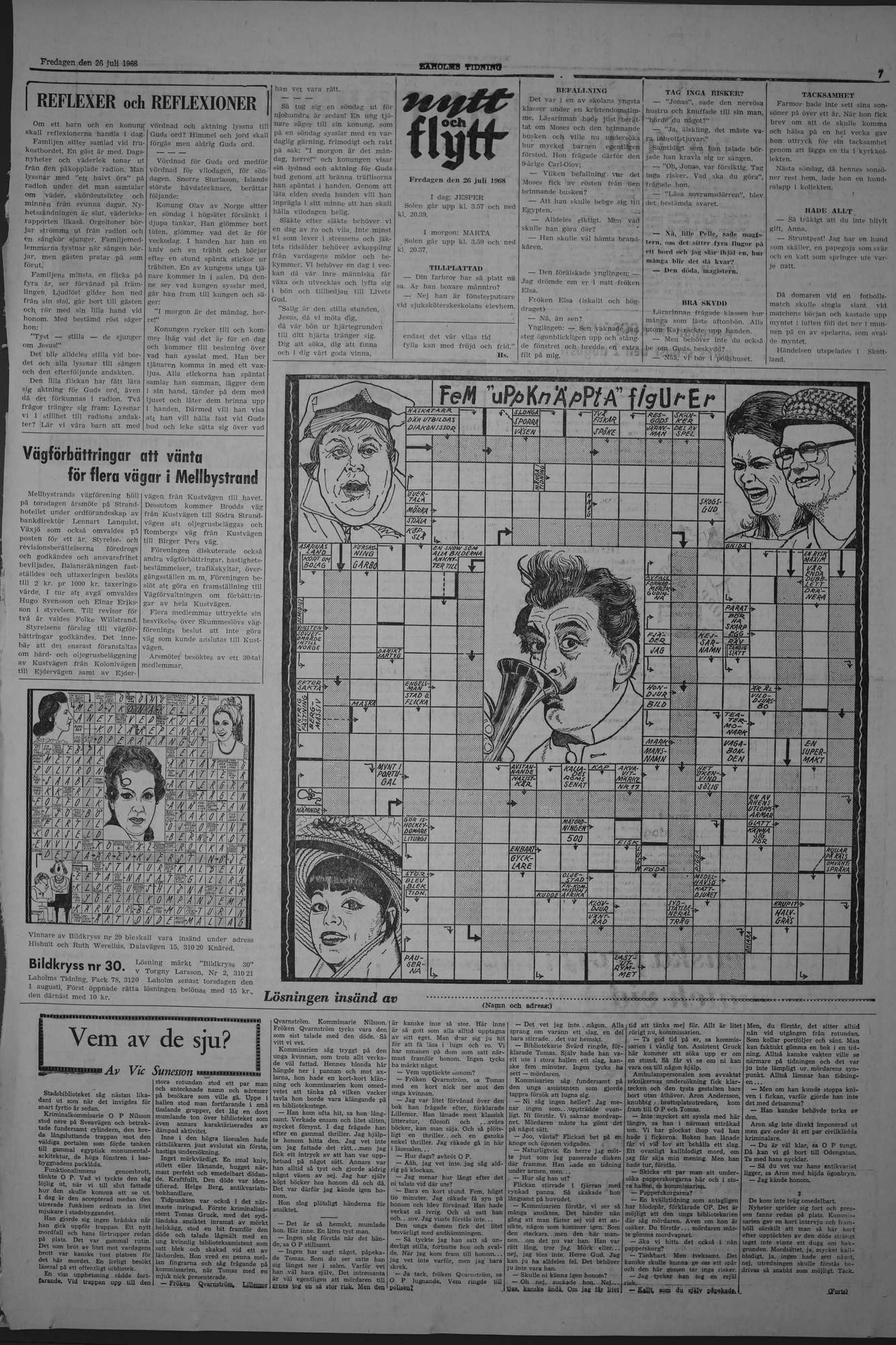 Laholms Tidning Fredag 26 juli 1968, sida 7