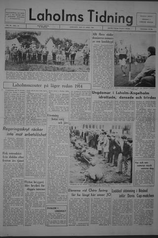 Förstasidan, Lördag 27 april 1968