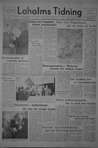 Förstasidan, Lördag 27 januari 1968